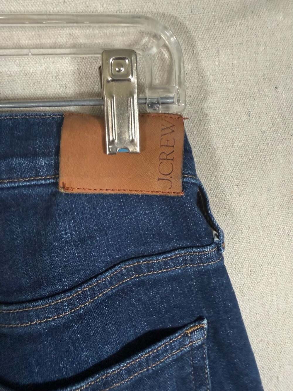 J.Crew 9" Demi-Boot Crop Jeans in Black with Raw Hem Size 30 - Picture 3 of 5